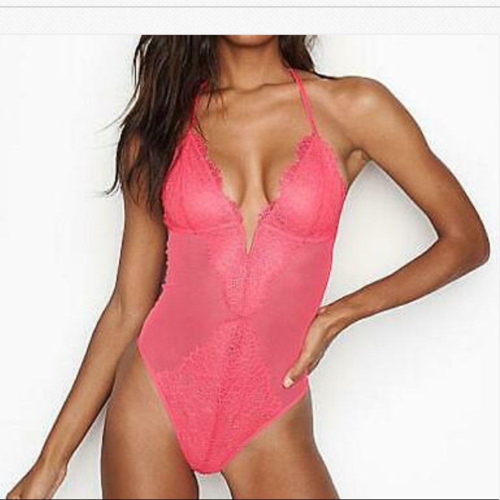Pink Victoria’s Secret lingerie